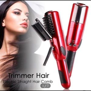 Cordless split end hair trimmer